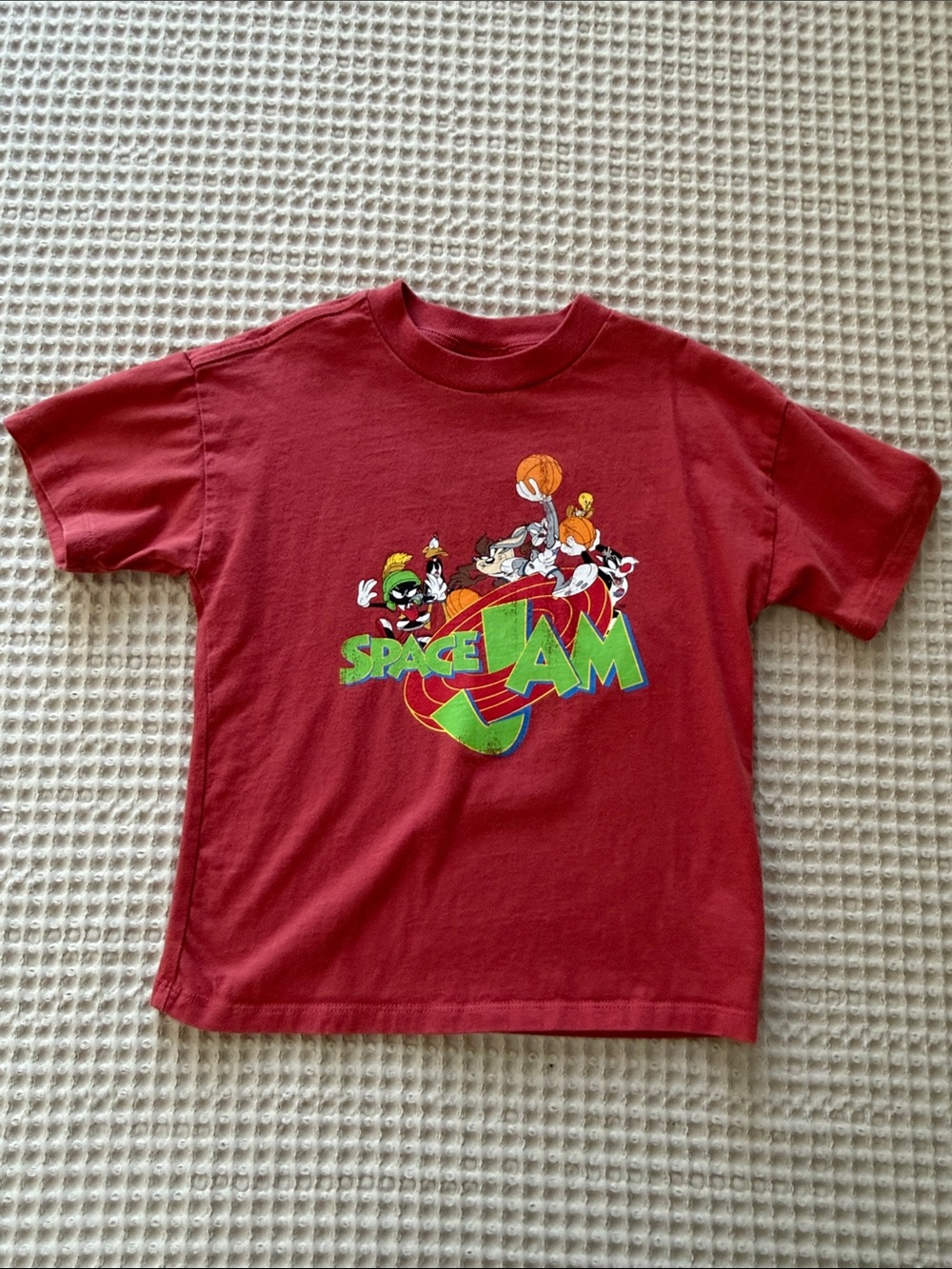 Cotton On Red Space Jam Graphic Tee